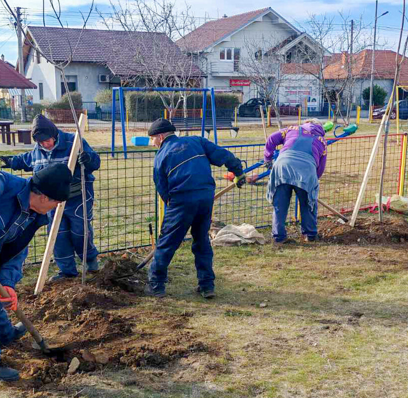 Озелењавање у тврђави Фетислам и код Симпа