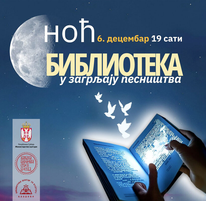 Манифестација Ноћ библиотека - плакат