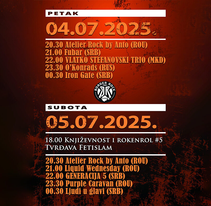 Border rock festival 2025. - satnica