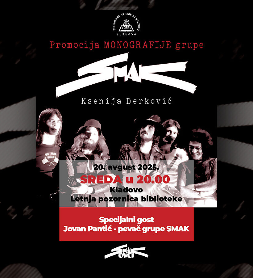 Monografija Smak - plakat