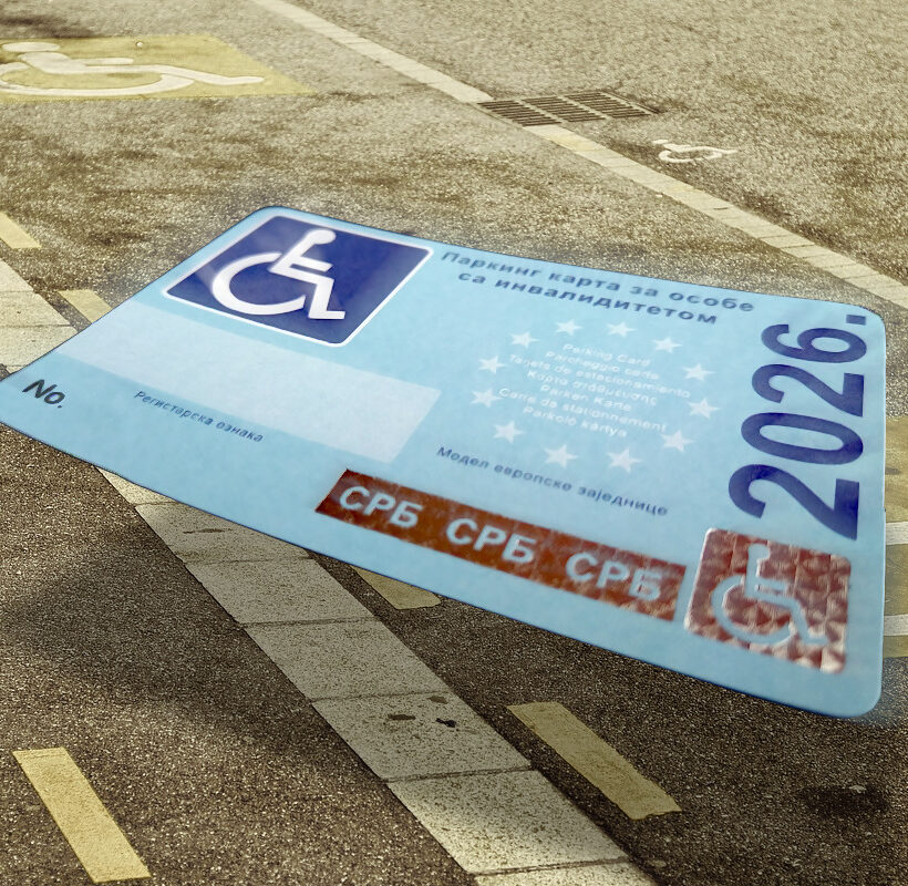 parking nalepnica za osobe sa invaliditetom