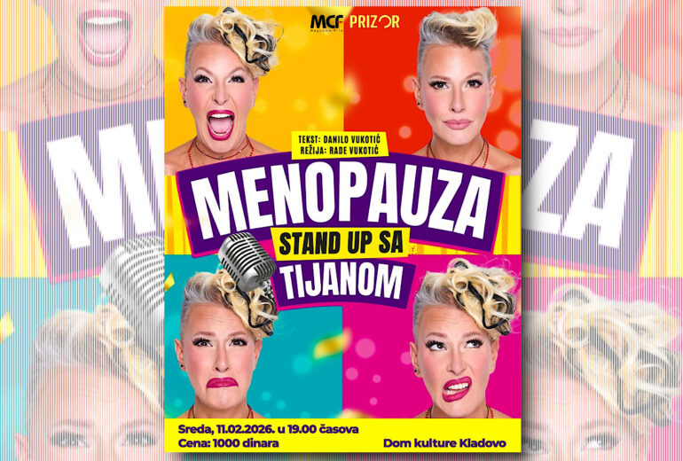 стенд-ап комедија Менопауза - плакат
