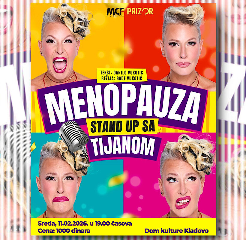 стенд-ап комедија Менопауза - плакат