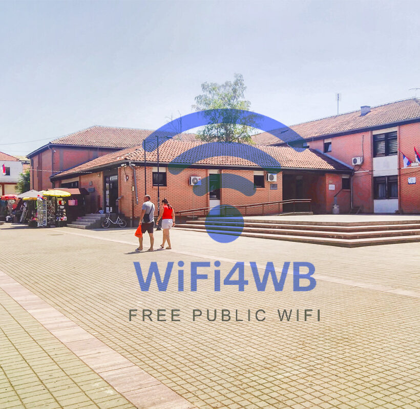 WIFI4WB на платоу испред Дома омладине