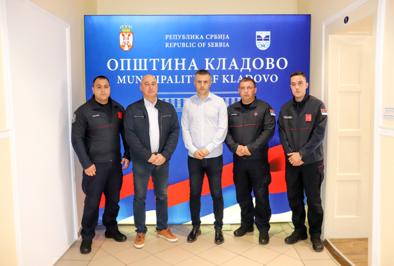 Председник Општине Кладово примио представнике Ватрогасно-спасилачке службе