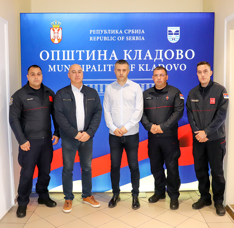 Председник Општине Кладово примио представнике Ватрогасно-спасилачке службе
